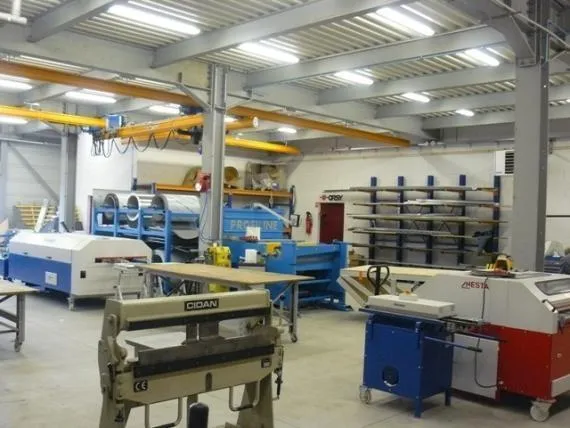 Vue d'ensemble de l'atelier.