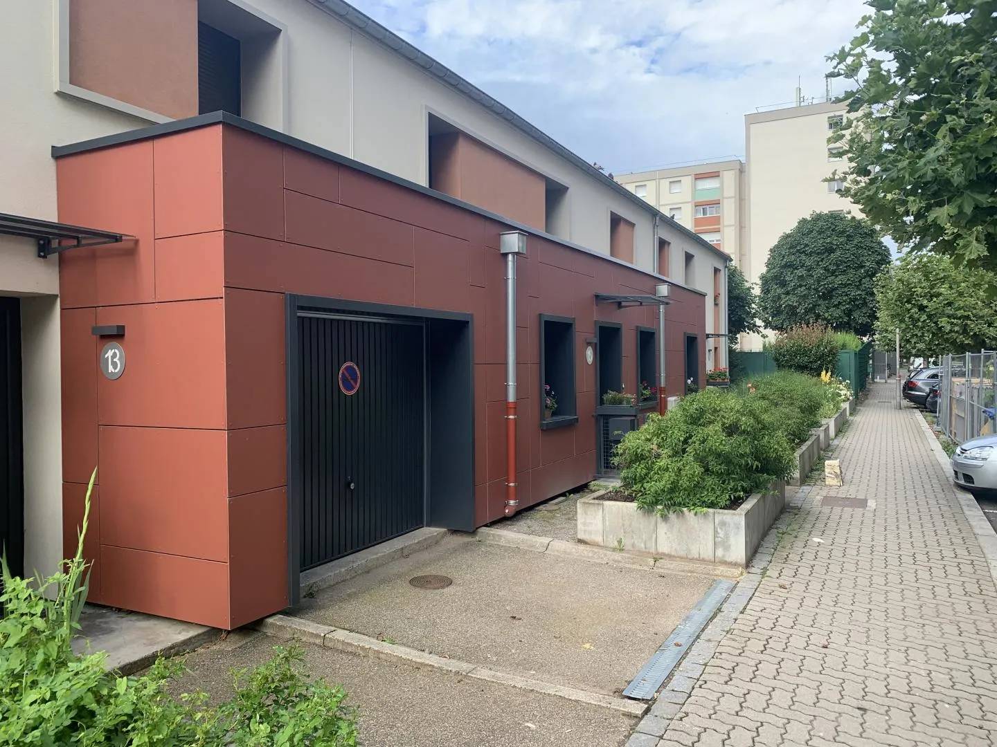 Bardage éternit - Réhabilitation 738 logements collectifs et 5 logements individuels à Strasbourg Esplanade